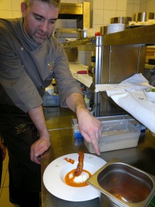 Christophe a tálalás technikai finomságait ecseteli